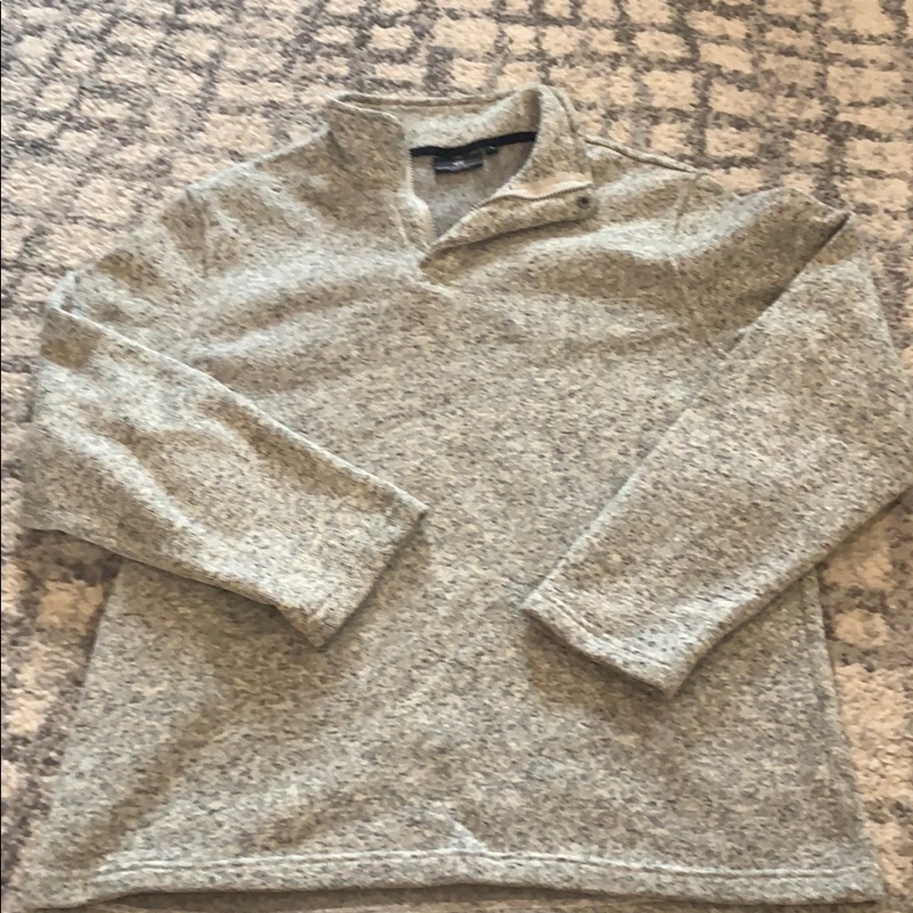 Beverly Hills Polo 1/4 zip sweater/fleece lg